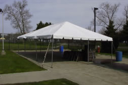 White Frame Tent