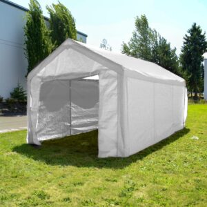 10' x 20' Carport Tent with Sidewalls