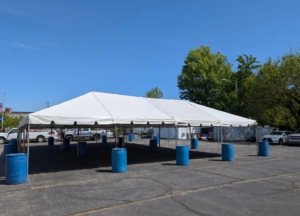 20' x 40' frame tent